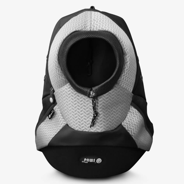 Feel U 寵物雙肩背包-燦銀灰